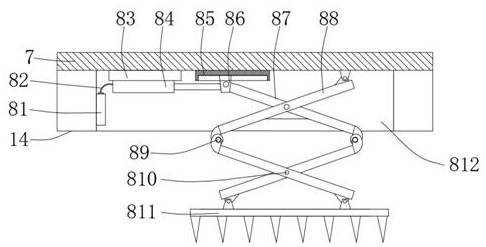 Rapid emergency protection device for dealing with tunnel deformation