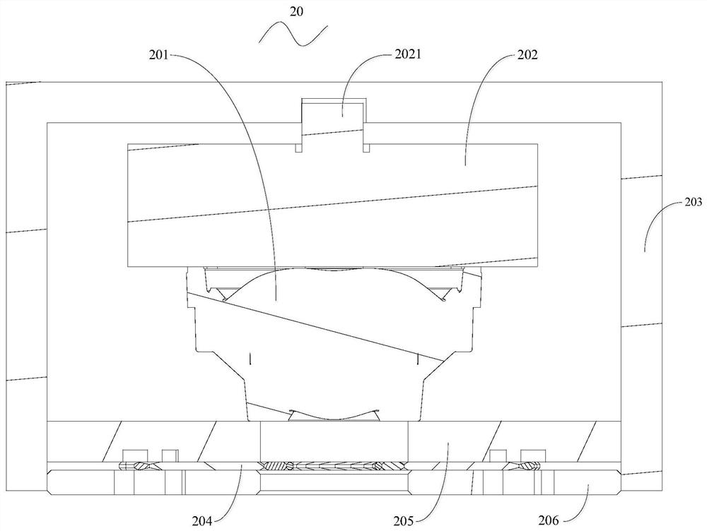 Under-screen camera shooting method and device, storage medium and mobile terminal