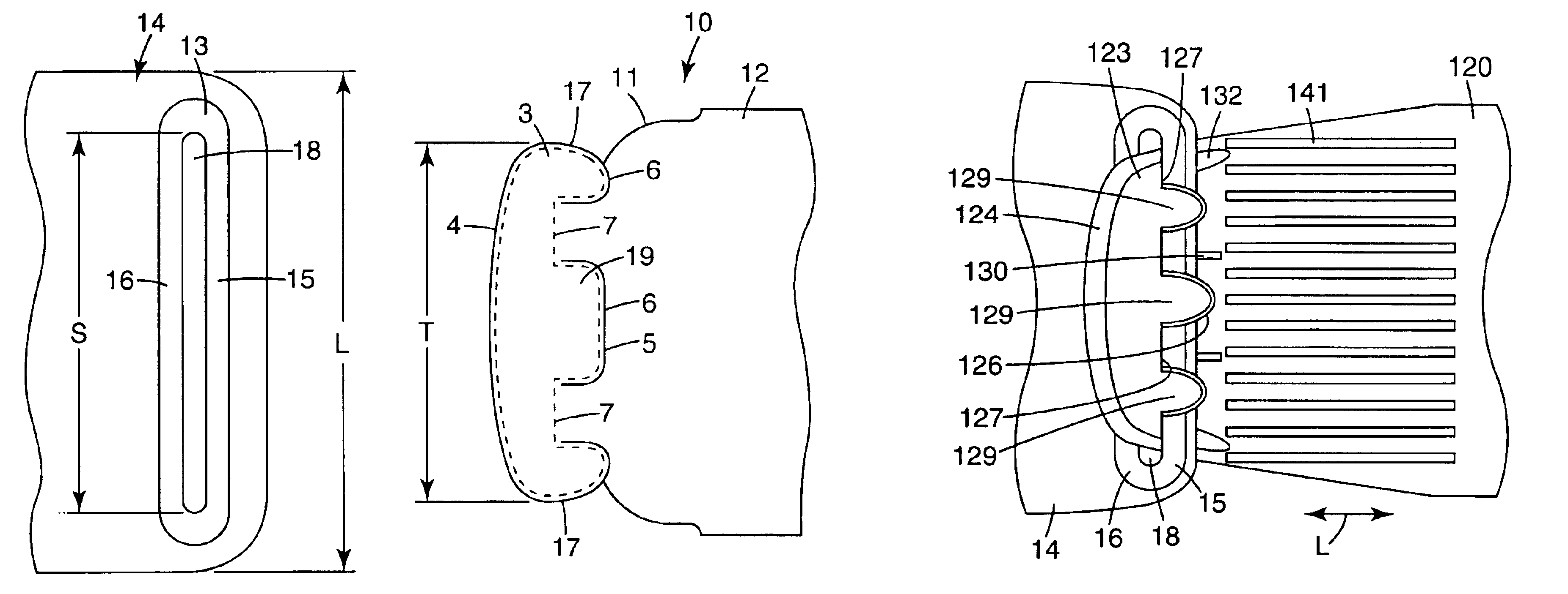 Macro closure device for disposable articles
