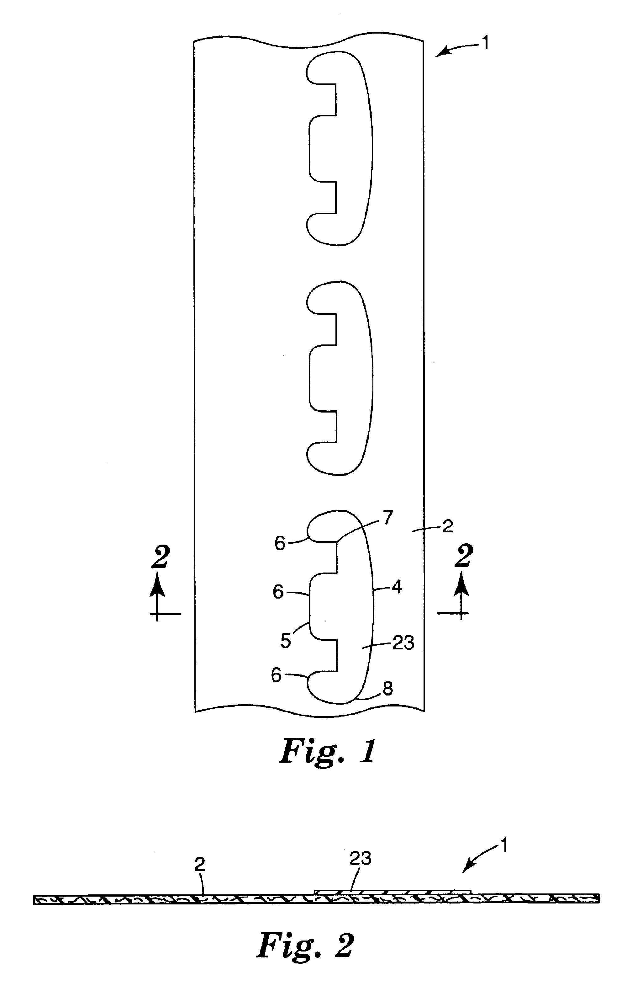 Macro closure device for disposable articles