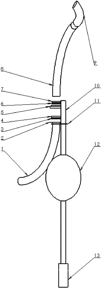 Tail-end casting device for deep-sea cage culture pneumatic conveying feeding system