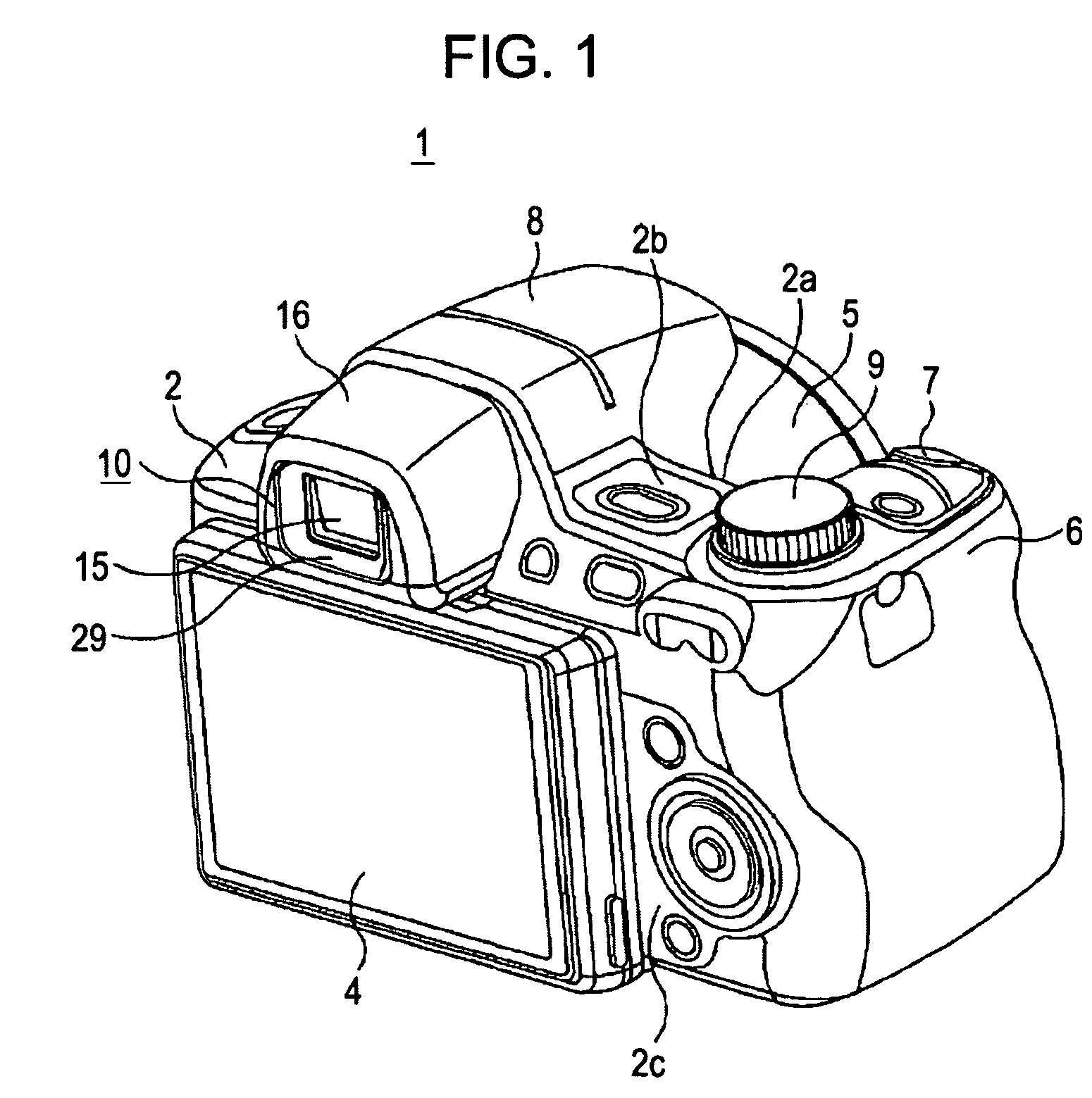 Imaging apparatus with a rotatable monitor