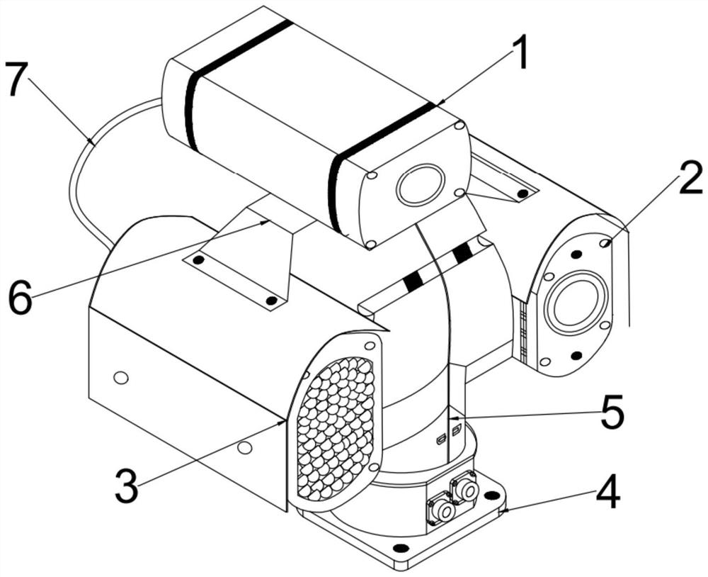 Mobile bayonet with radar speed measurement function, and control system thereof