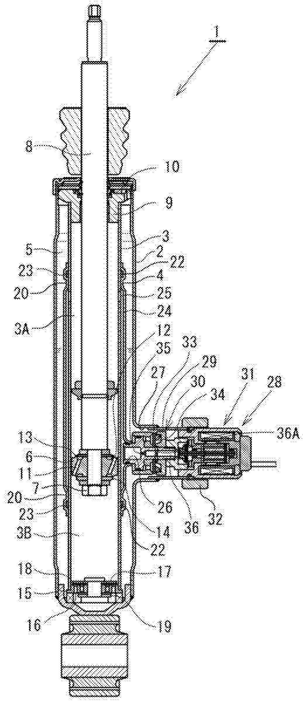 Tube and shock absorber