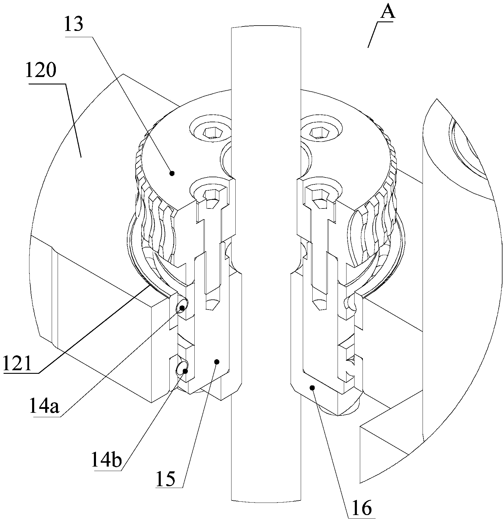Breast X-ray radiography system and pressing device