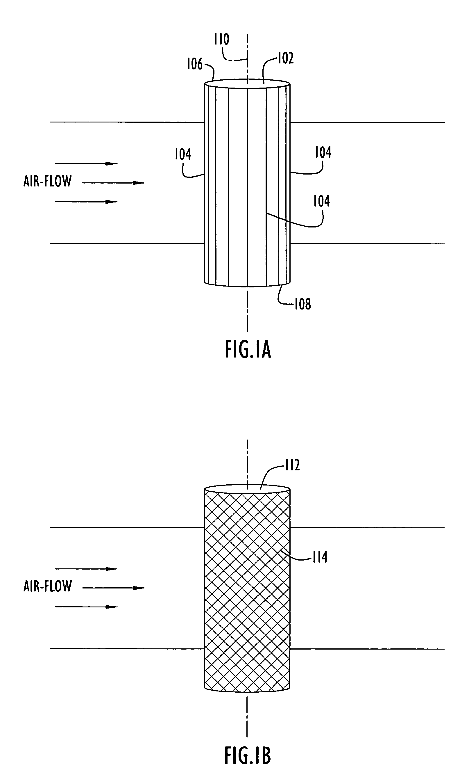 Method and apparatus for filtering particulate matter from an air-flow