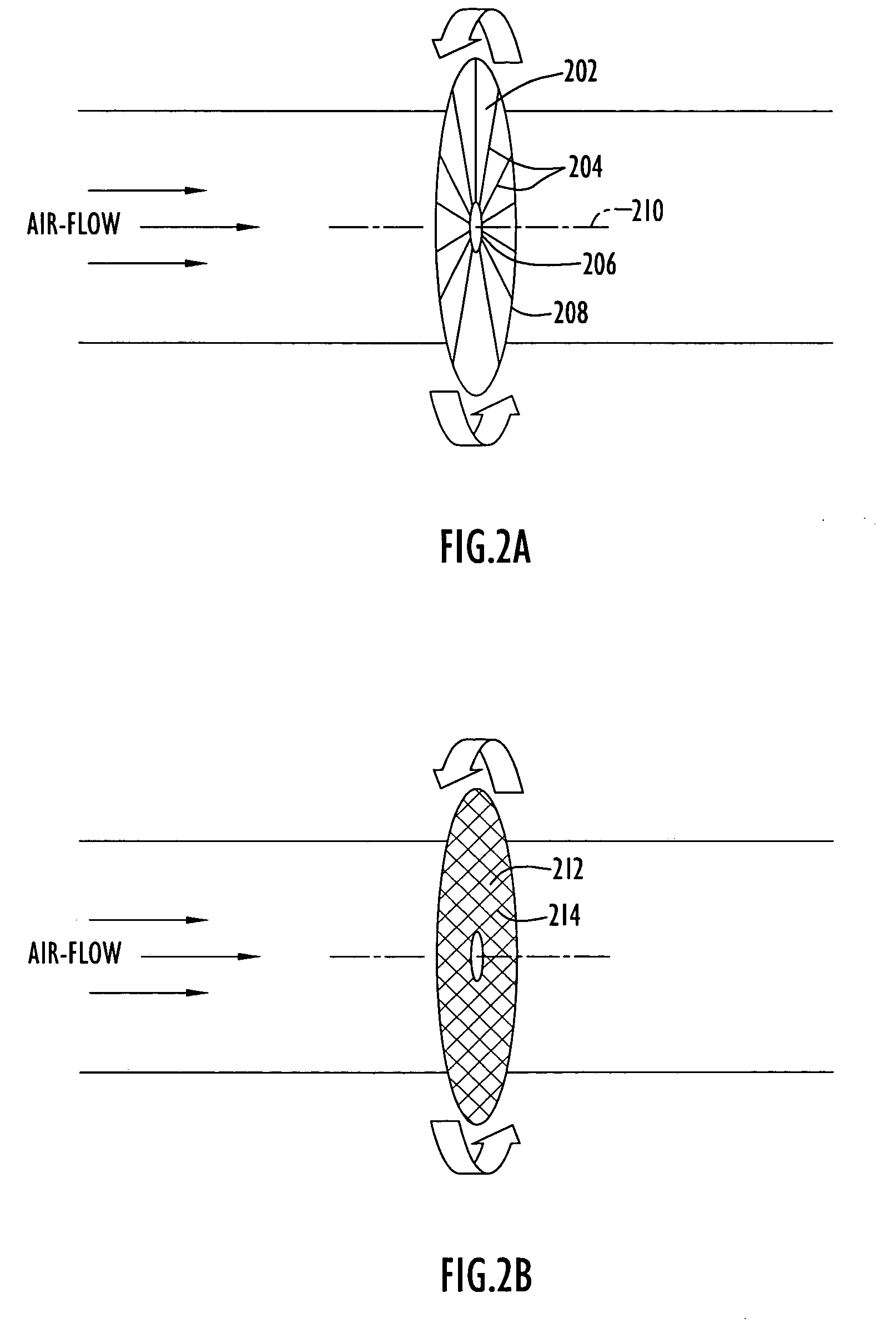 Method and apparatus for filtering particulate matter from an air-flow