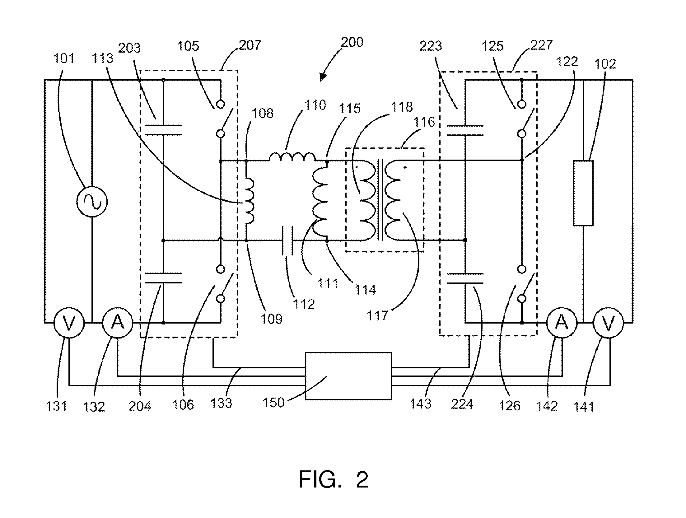 Single conversion stage bidirectional soft-switched ac-to-ac power converter