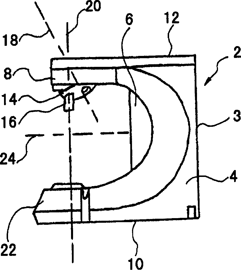 Device used for changing objective lens of microscope