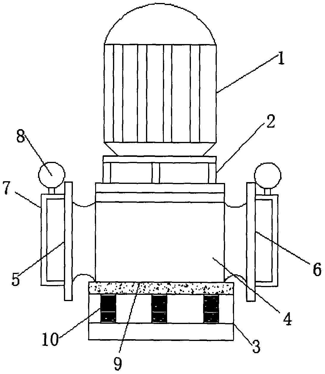 Pipeline pump having back-flushing function