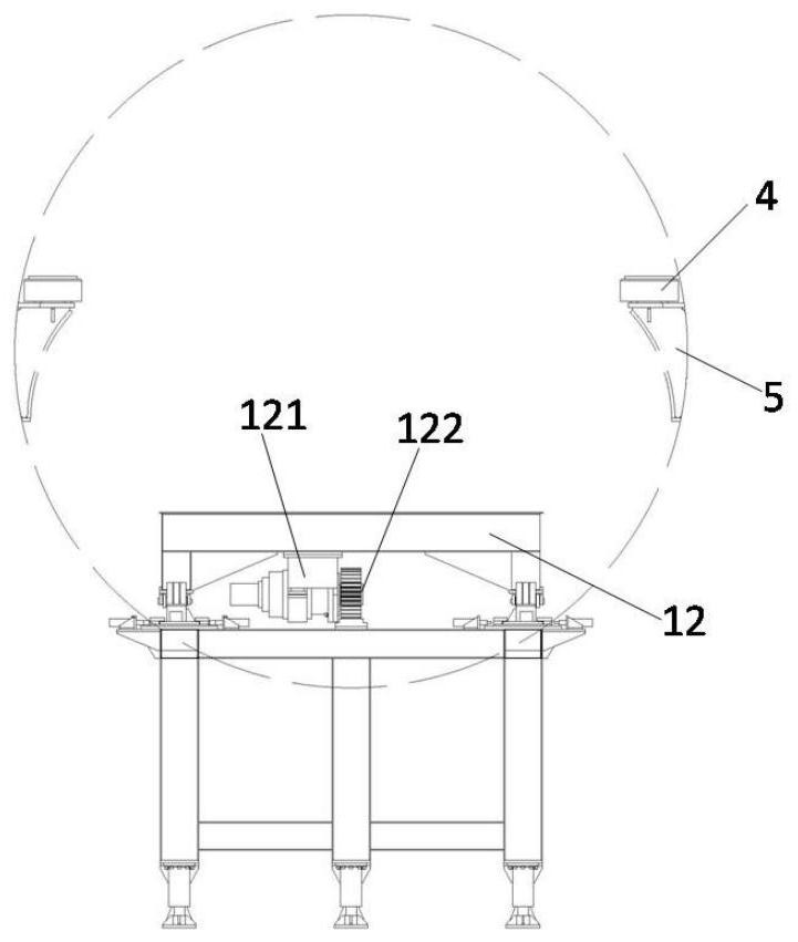 Propulsion adjusting device for heavy-load equipment to enter cabin