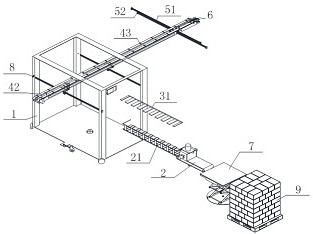 Conveying device for container