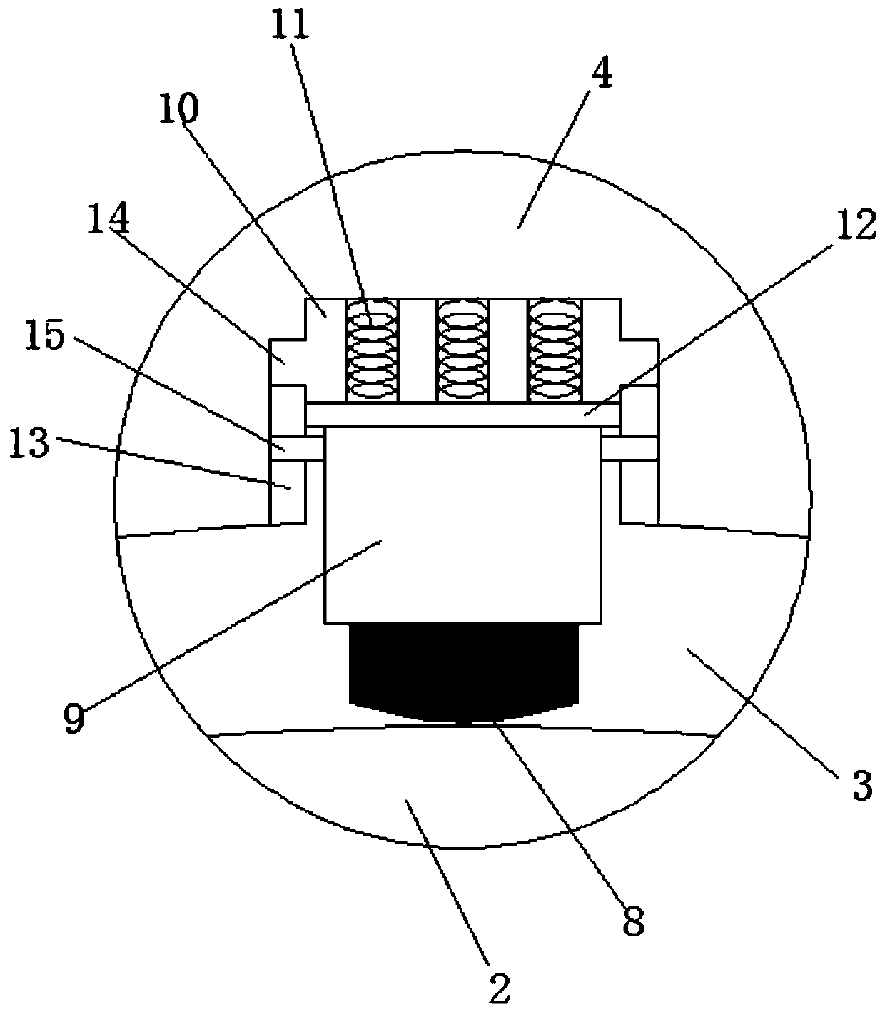 An optical cable identification device
