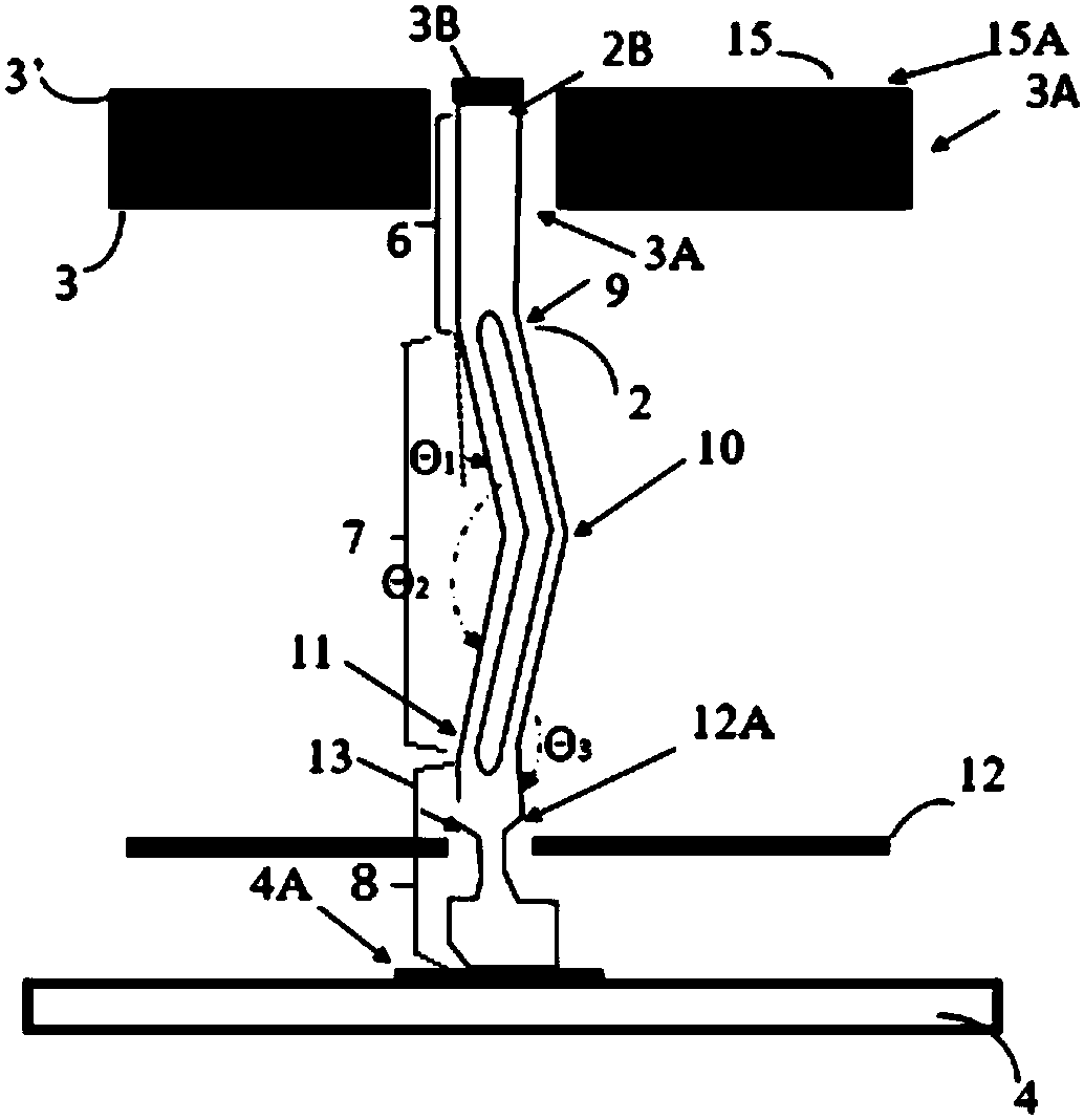 Contact probe, measuring head, and manufacturing method for contact probe