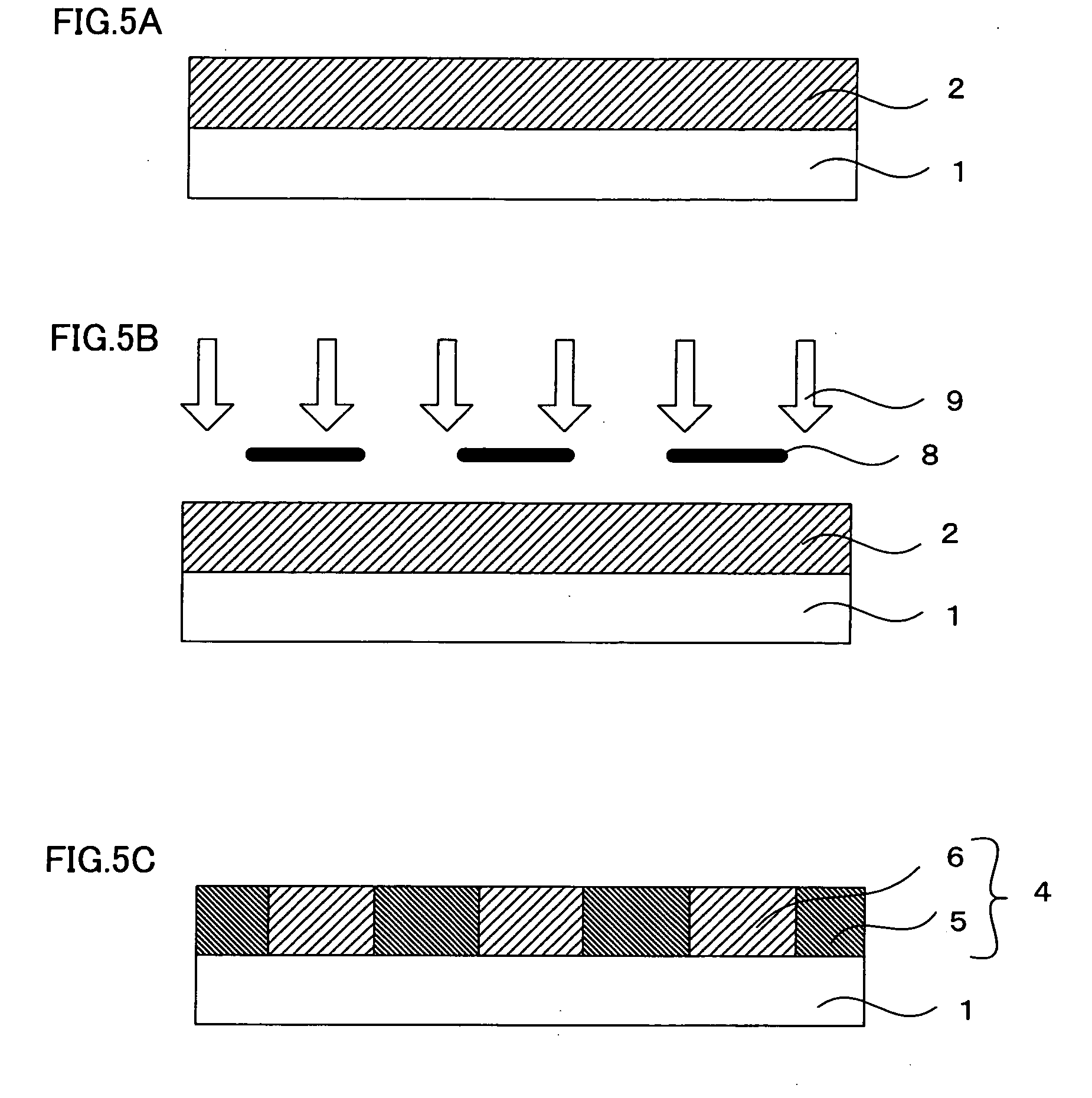 Pattering substrate and cell culture substrate