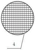 Diagonal flow plate type direct air-cooling condensation water energy dissipation device