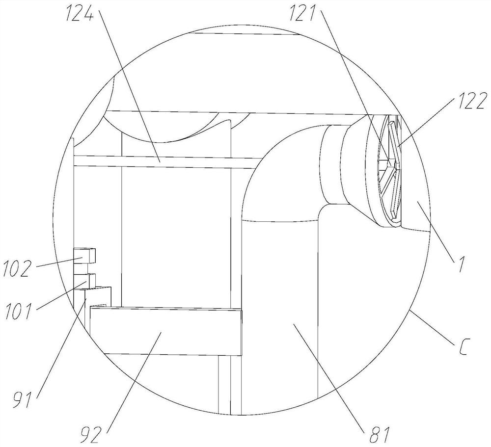 Efficient ladle cover and ladle baking device