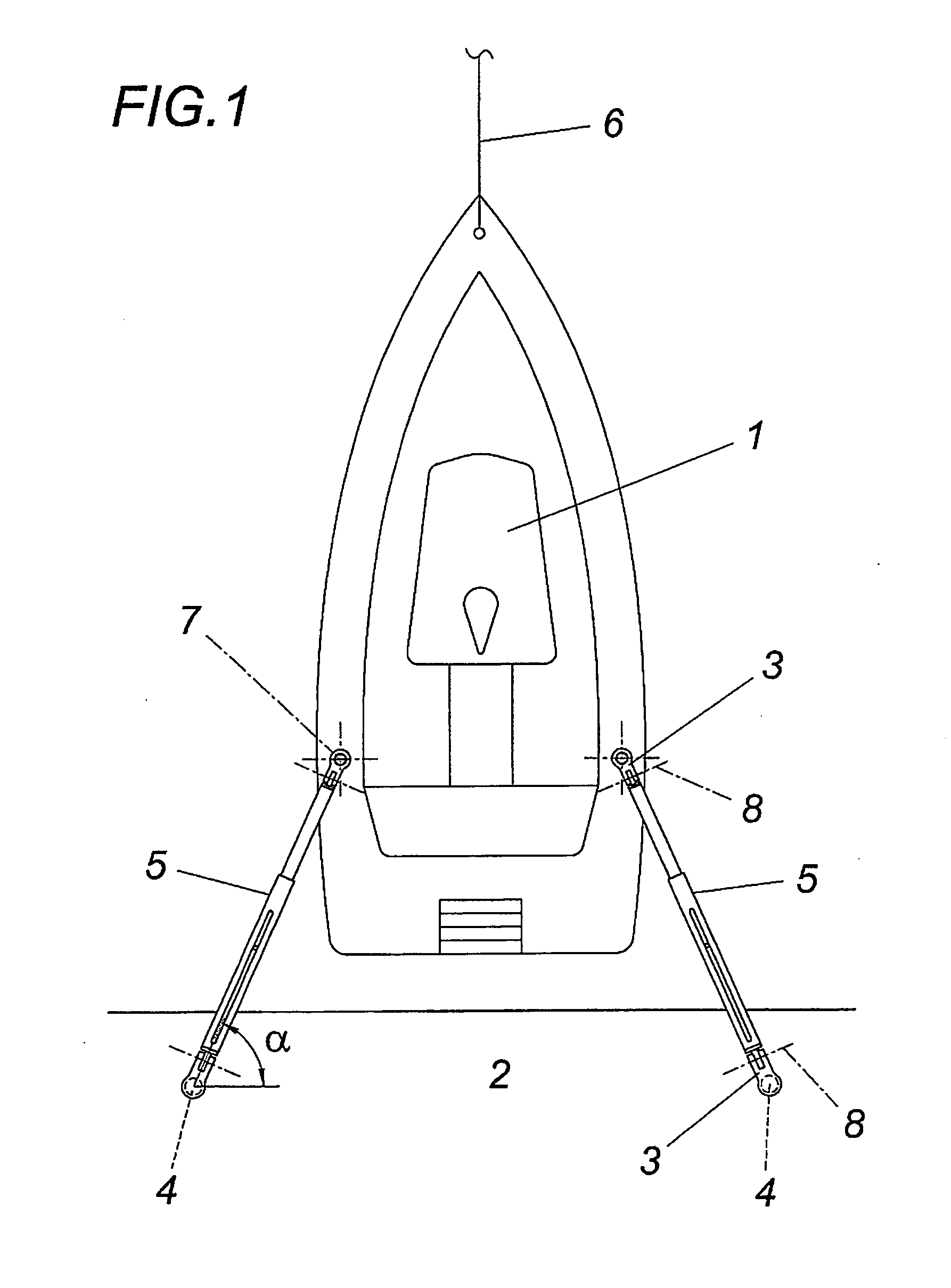 Apparatus for fixing floating bodies