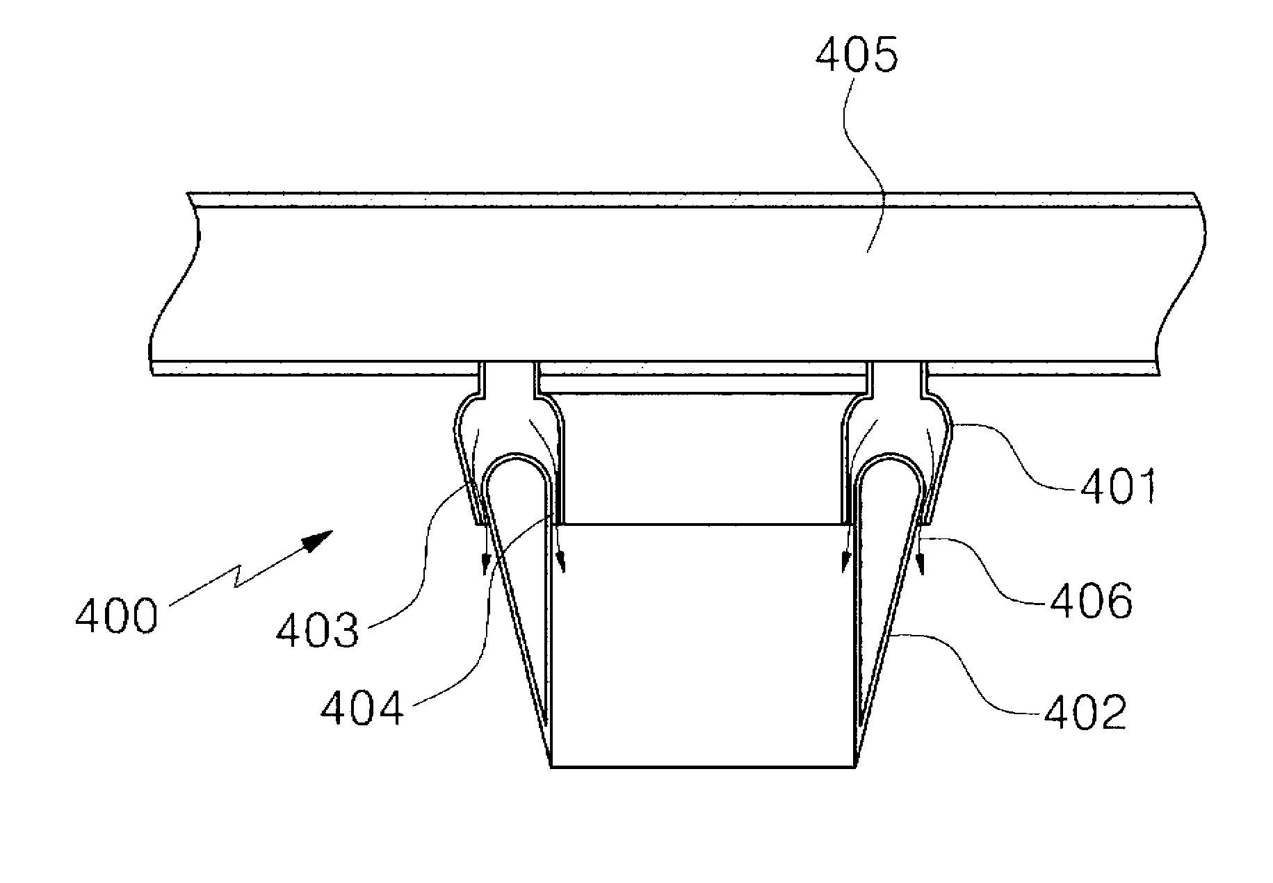 Pulse air injection nozzle with dual columnar slits and bag filter dust removal system using same
