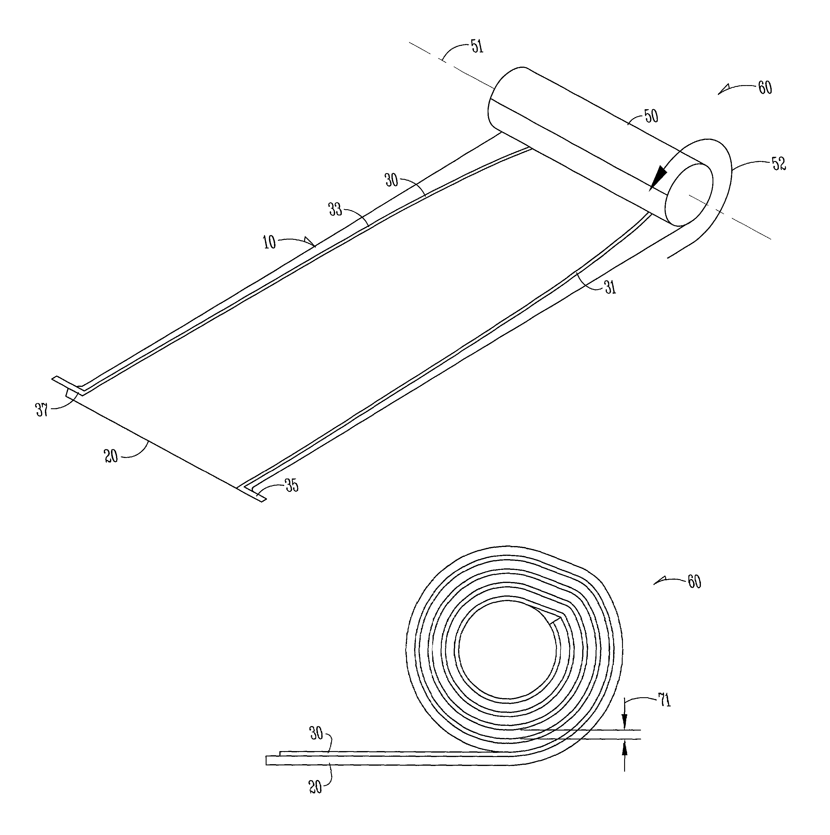 Method of manufacturing a microcoil construction