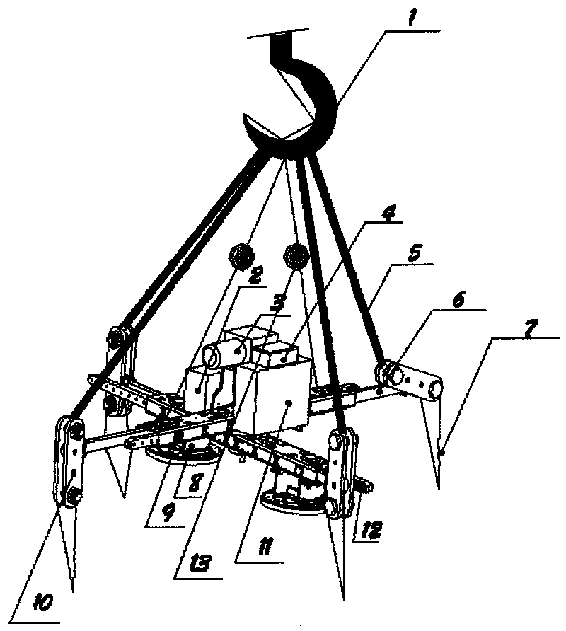 Hoisting system of overhead crane