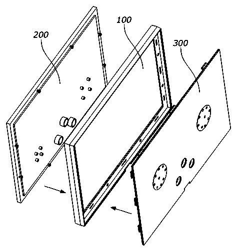 Ultra-thin liquid crystal display device and method for assembling same