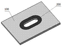 Tool for quickly removing paint on circumference of hole