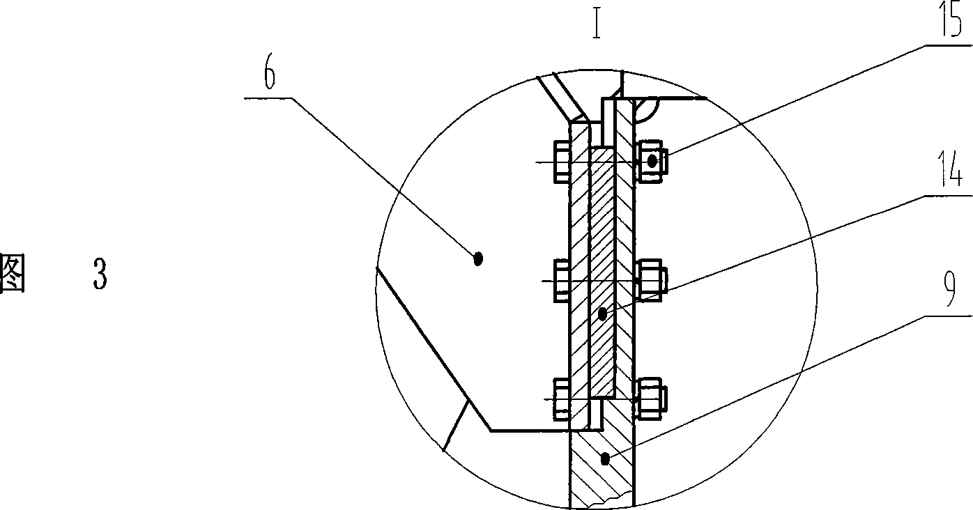 Sizing stand of main engine seat for manufacturing seamless steel tube