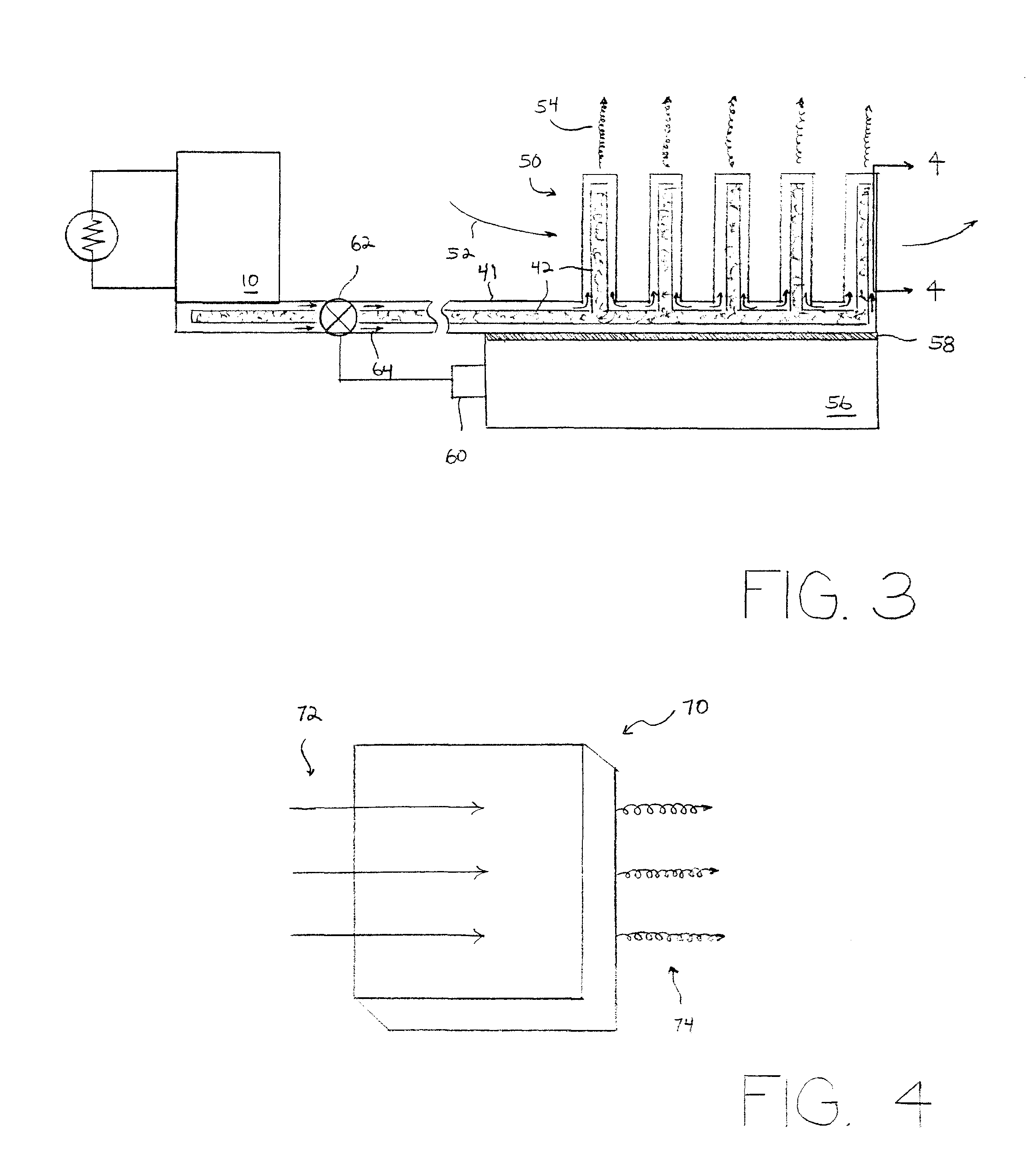 Fuel cell having an integrated, porous thermal exchange mechanism