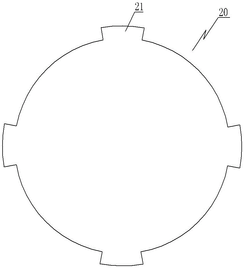 Clamp of overflow plate