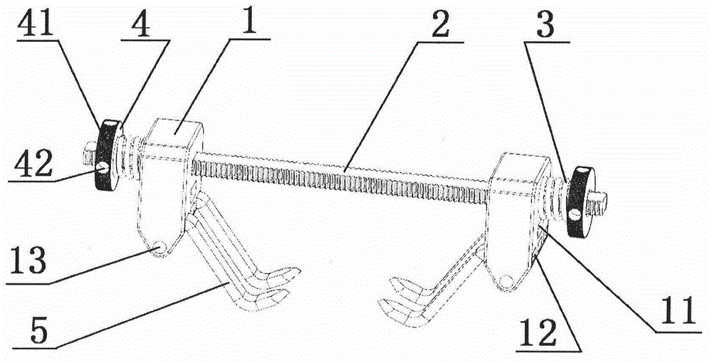 Skin occlusion outer fixing bracket