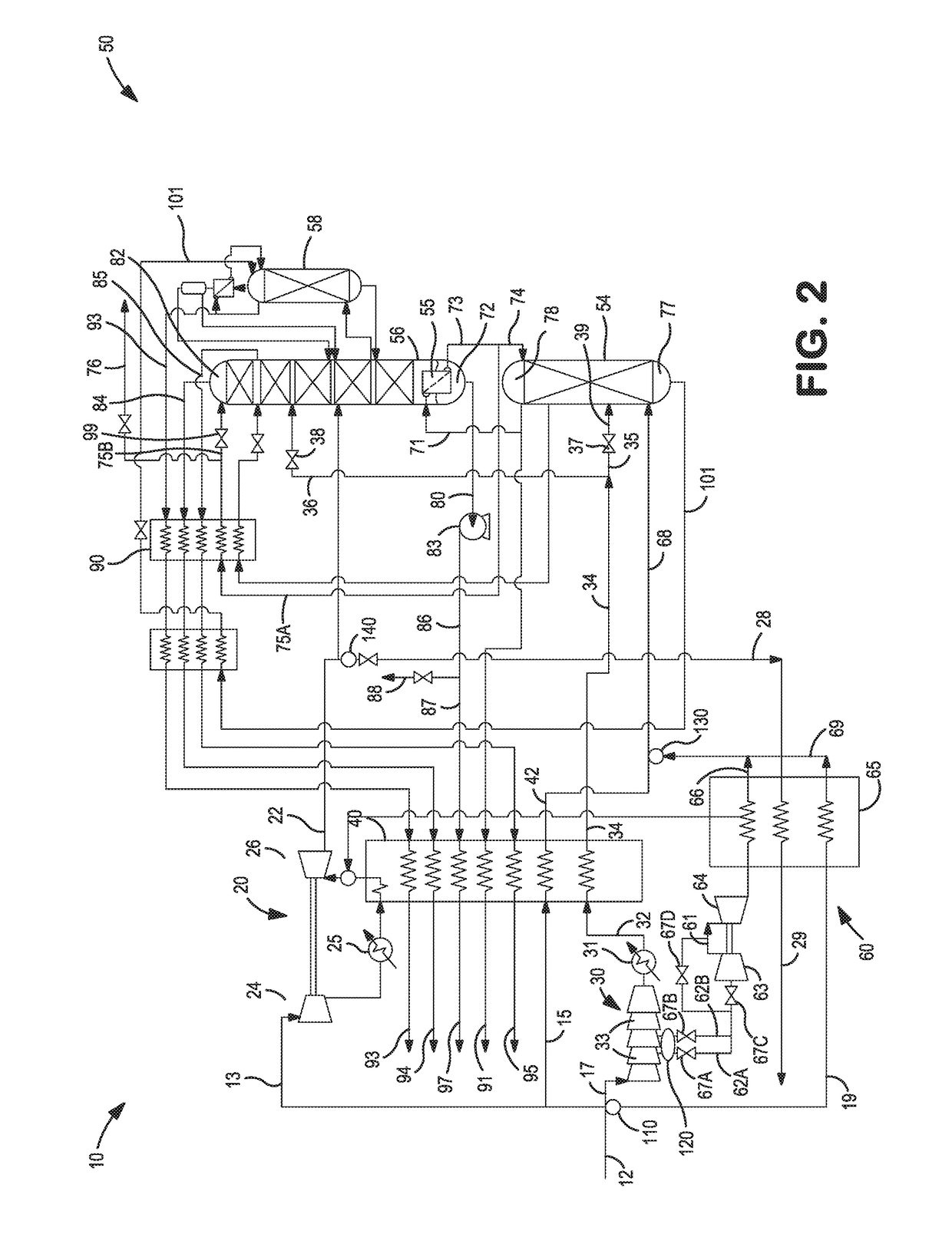 Method and system for providing auxiliary refrigeration to an air separation plant