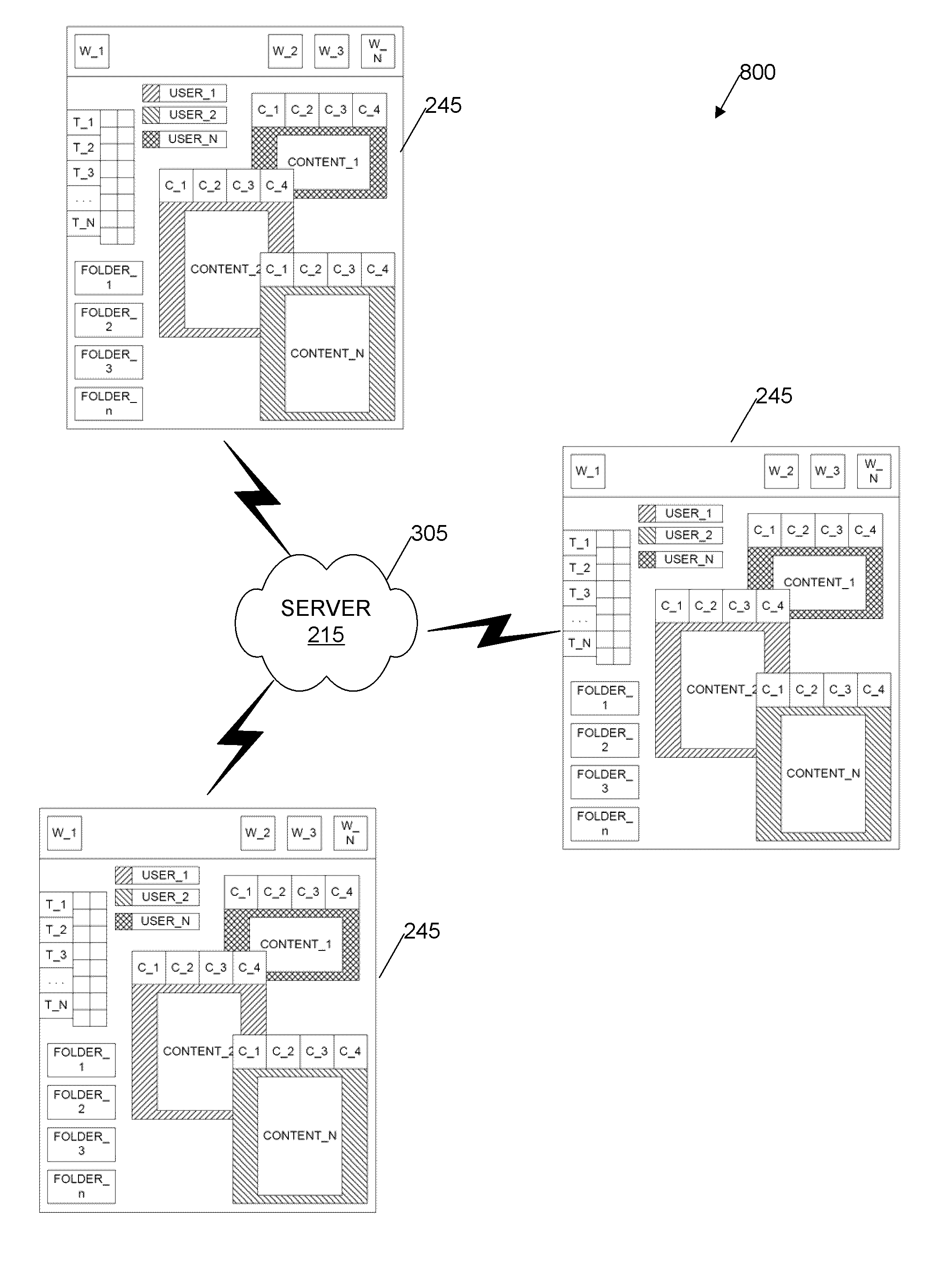 System, method, and computer program product for concurrent collaboration of media