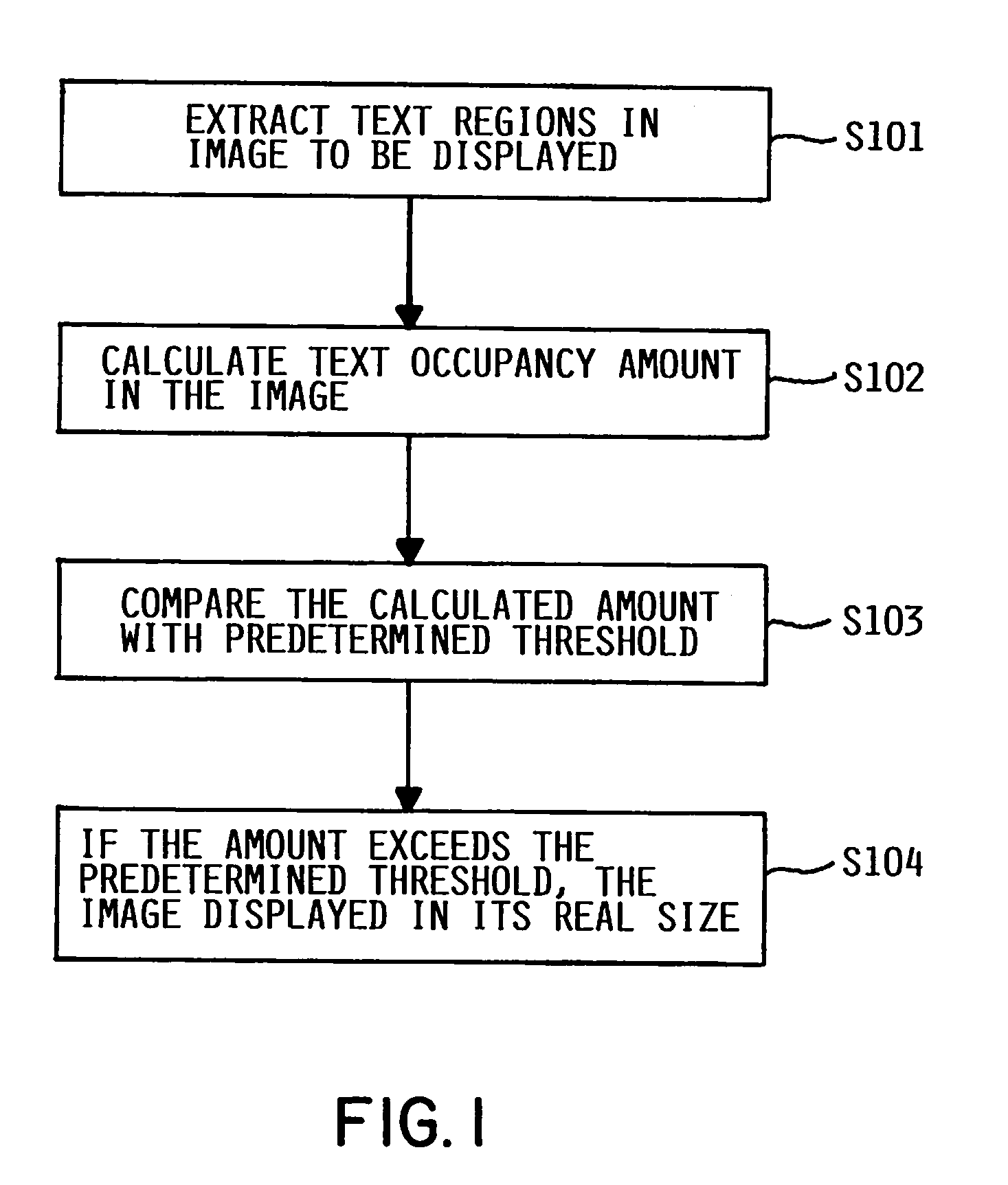 Method and system for displaying image based on text in image