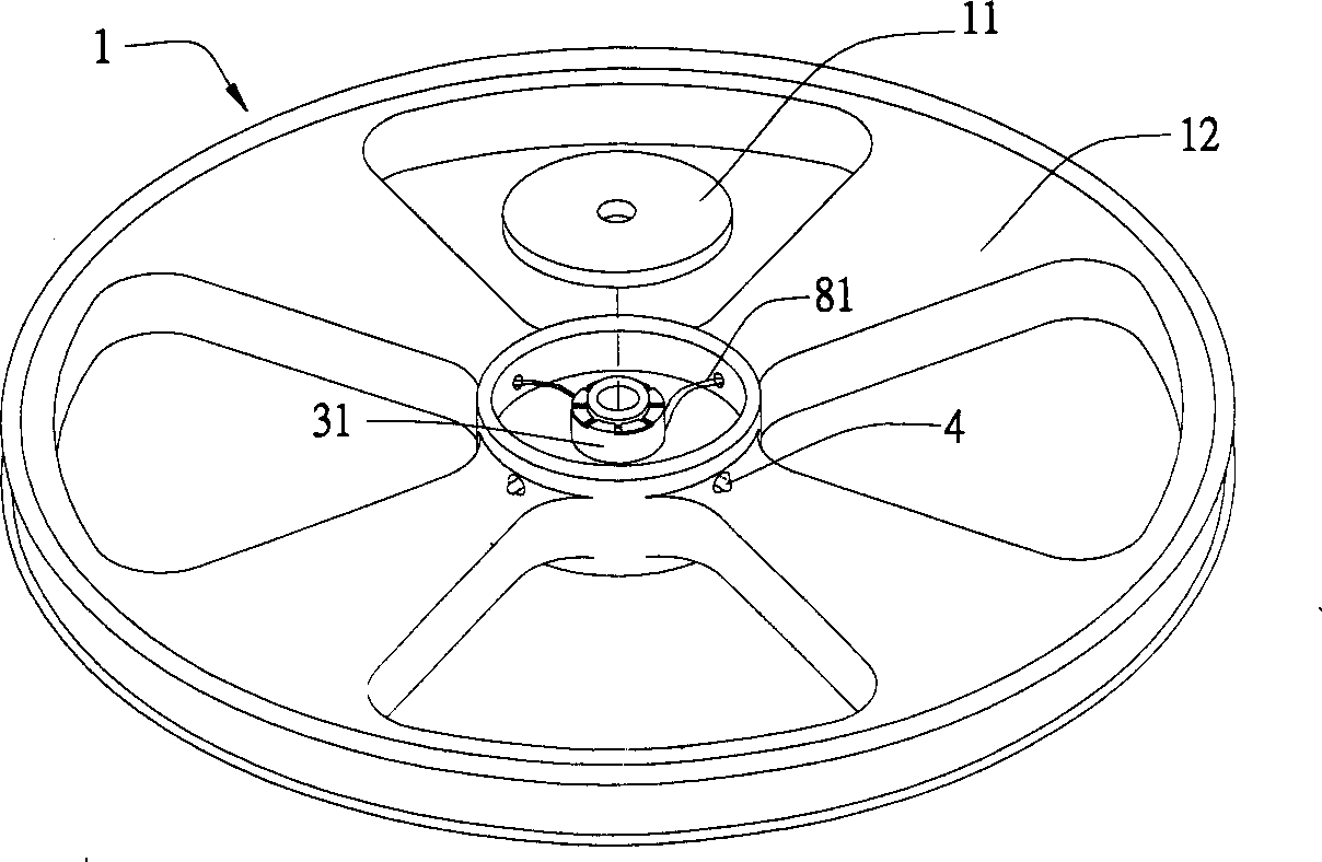 Electric supply and light guide device for wheel