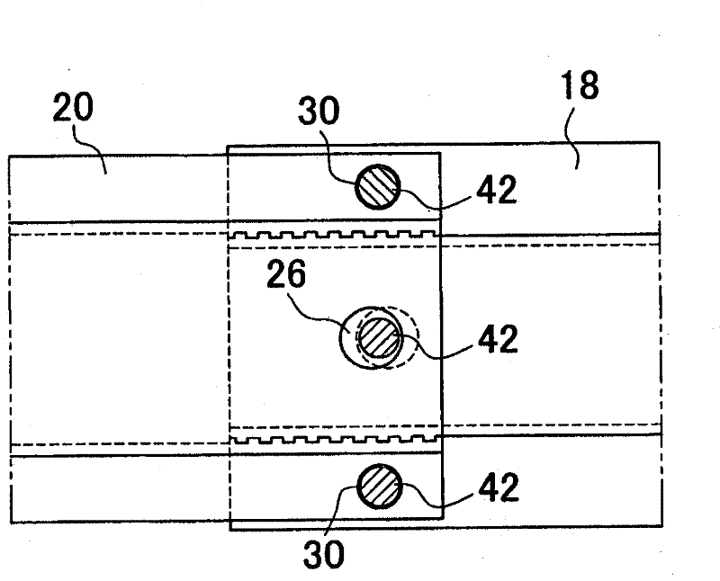 Structure that includes bolt fastening portion having higher resistance against external force