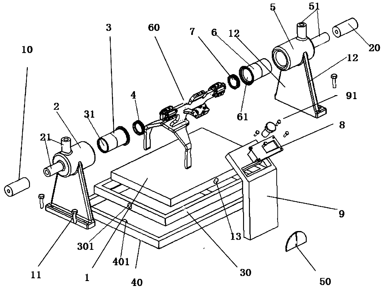 A test tool for a shift fork system