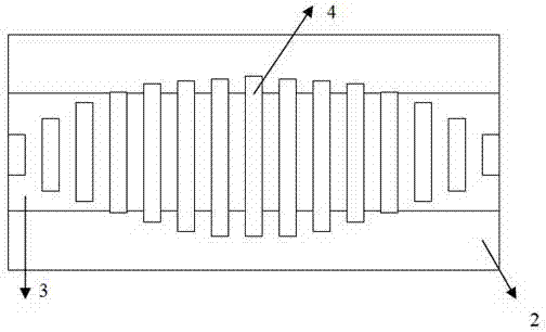 Wrinkle type apodization waveguide Bragg grating filter and manufacturing method thereof