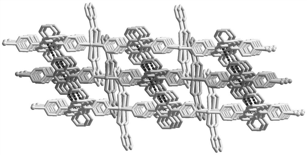 A multifunctional fluorescent recognition ag coordination polymer and its preparation method and application