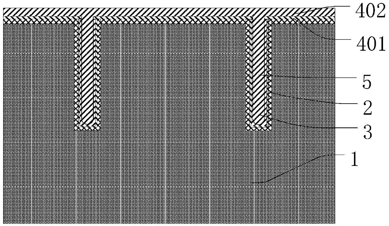 TSV process method without metal CMP