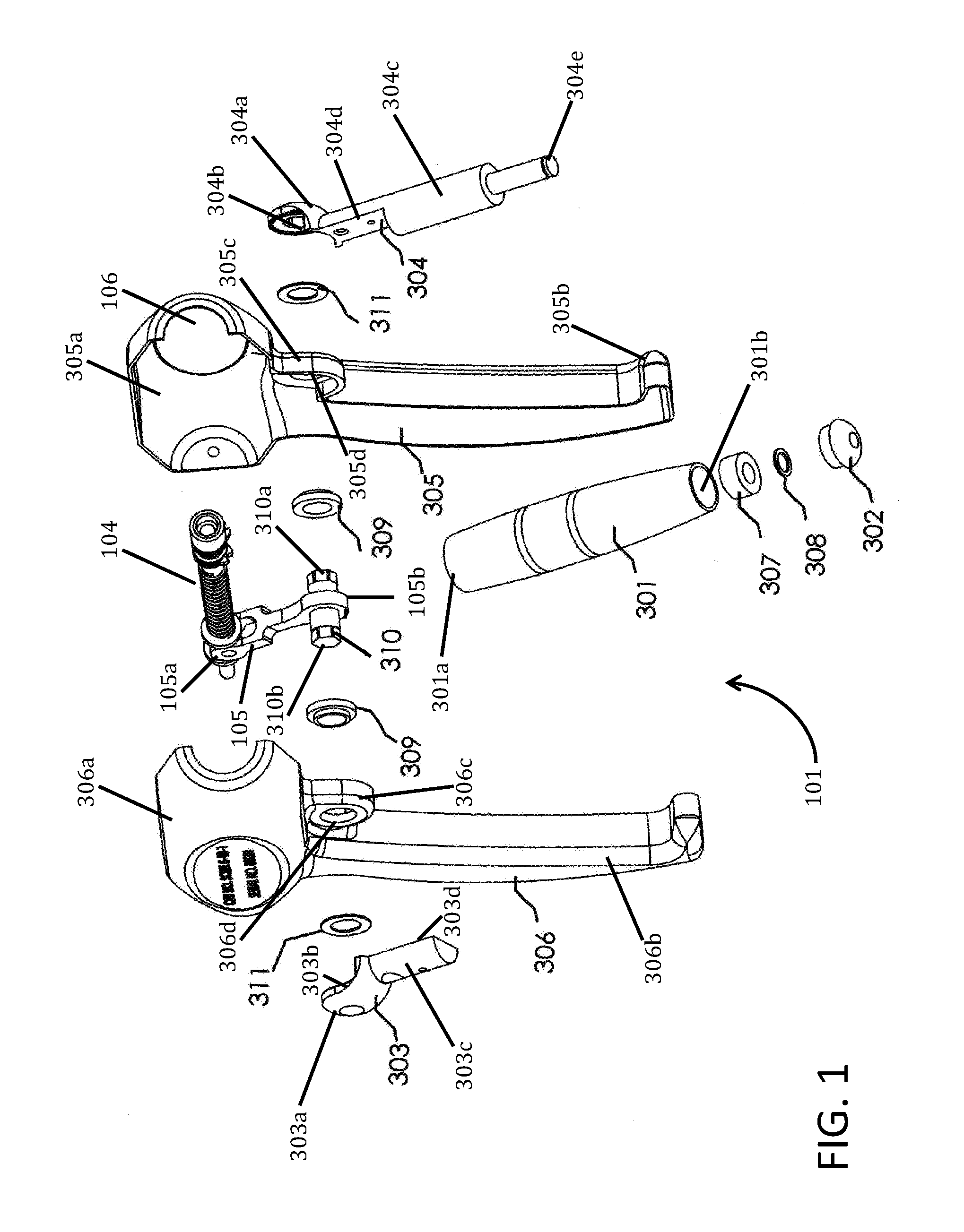 Hermetic Rotating Handle Assembly for a Surgical Clip Applier for Laparoscopic Procedures