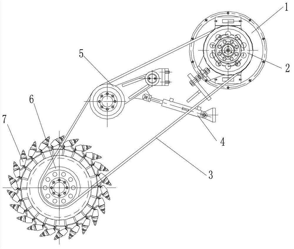 Machine driven system and control method of milling machine, and milling machine