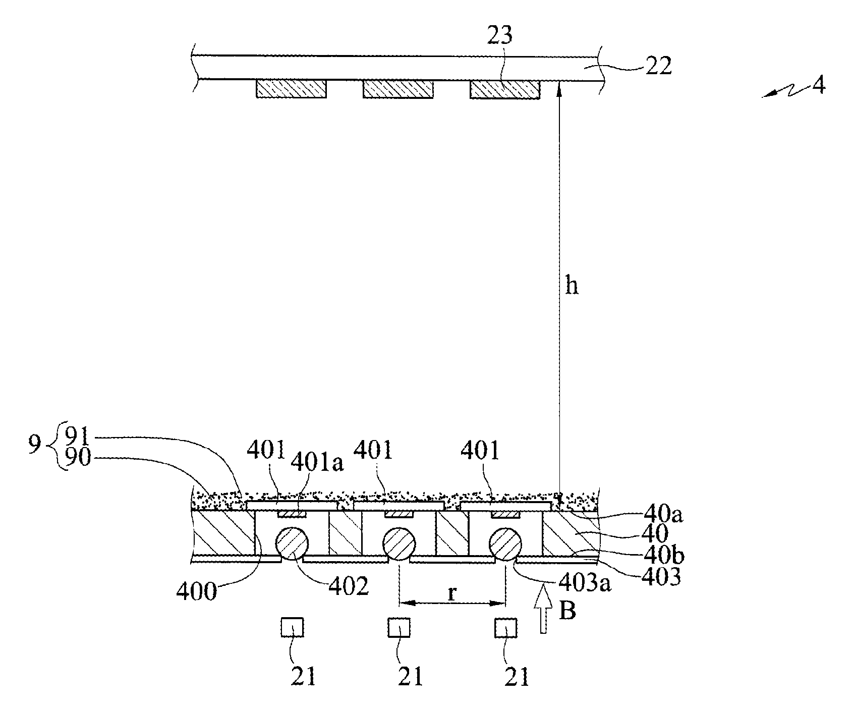 Charged powder supply device