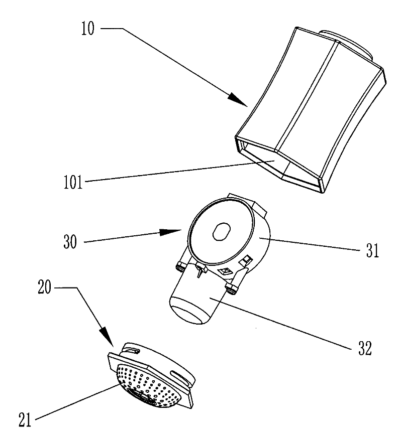 LED illuminating water tap