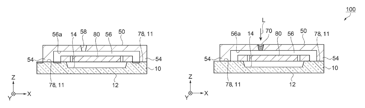 Manufacturing method of electronic device, electronic device, electronic apparatus, and moving body