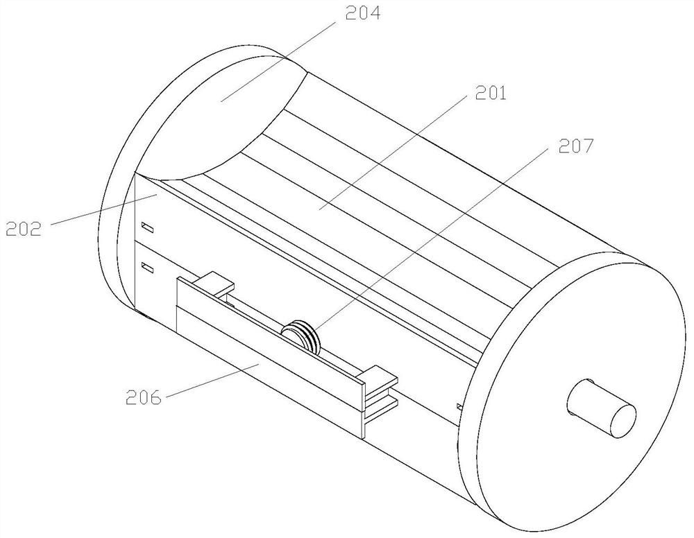 Environment-friendly domestic rabbit feeding device and feeding method thereof