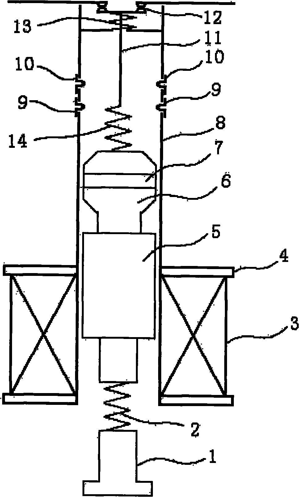 Boosting device of electric rocking chair