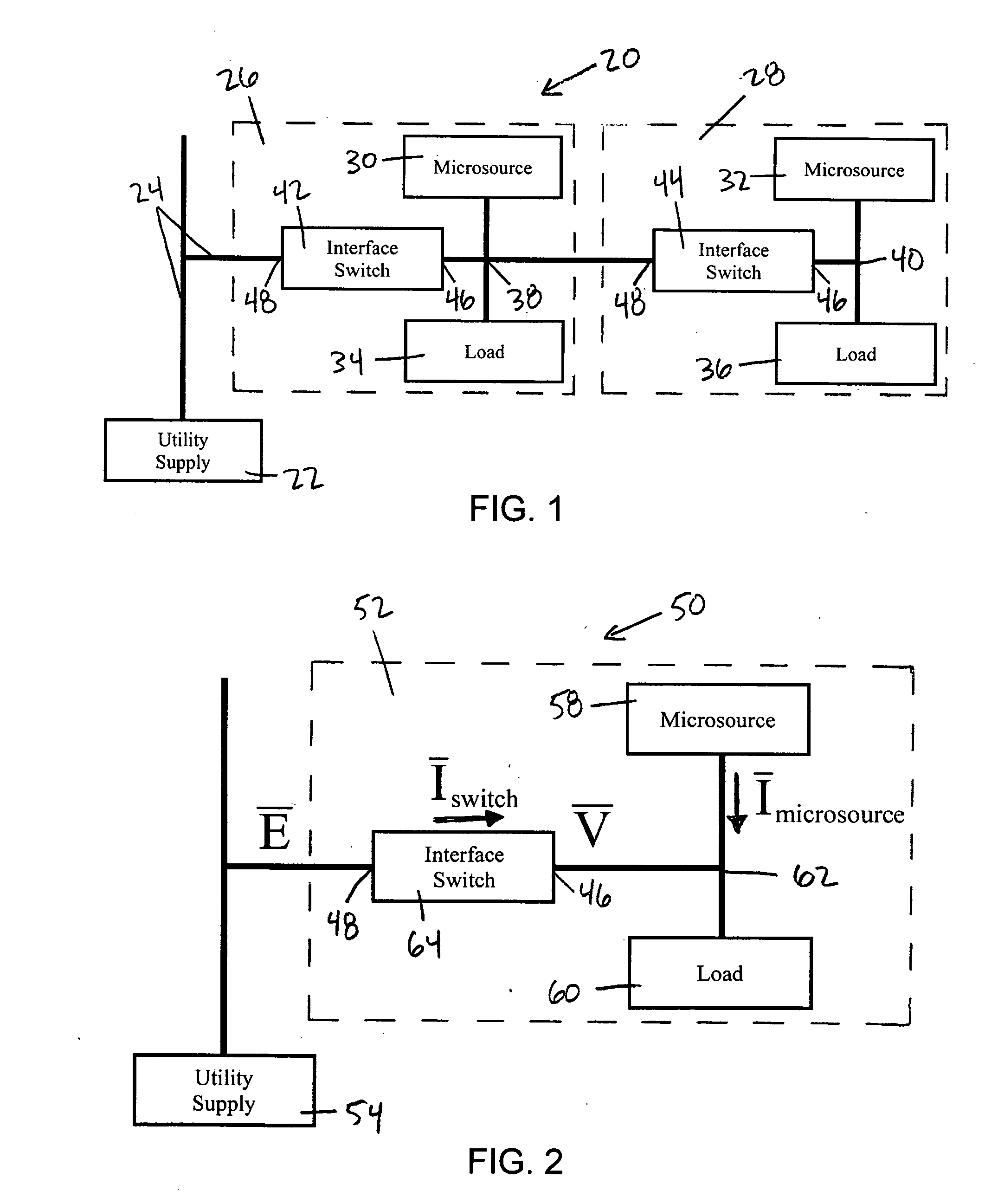 Interface switch for distributed energy resources