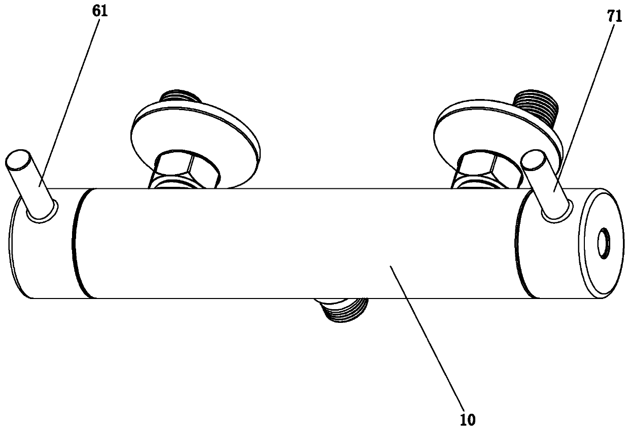 Valve structure with pressure balance and water heater