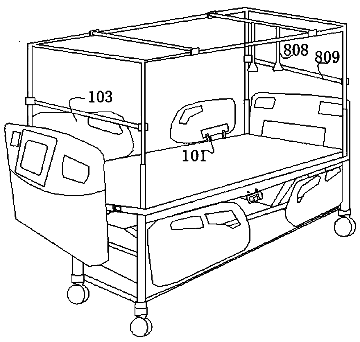 Multifunctional medical bed